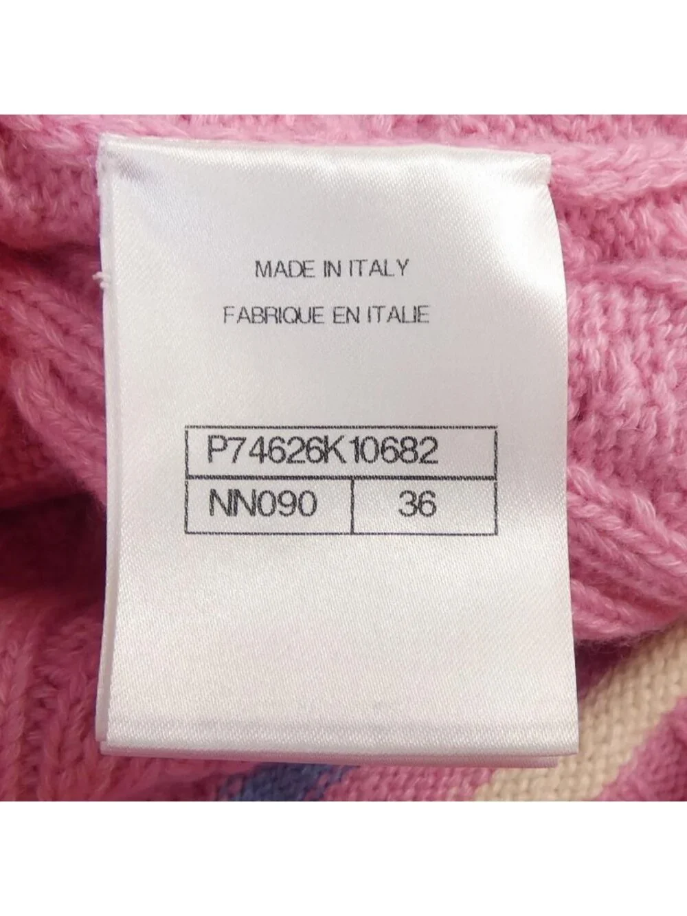 Chanel Long Cardigan Pink